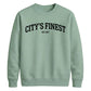 City's Finest Est 2017 Slogan FiFa Printed Unisex Sweatshirt - Football World Cup 2026