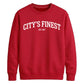 City's Finest Est 2017 Slogan FiFa Printed Unisex Sweatshirt - Football World Cup 2026