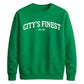 City's Finest Est 2017 Slogan FiFa Printed Unisex Sweatshirt - Football World Cup 2026