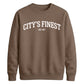 City's Finest Est 2017 Slogan FiFa Printed Unisex Sweatshirt - Football World Cup 2026