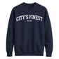 City's Finest Est 2017 Slogan FiFa Printed Unisex Sweatshirt - Football World Cup 2026