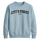 City's Finest Est 2017 Slogan FiFa Printed Unisex Sweatshirt - Football World Cup 2026