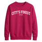 City's Finest Est 2017 Slogan FiFa Printed Unisex Sweatshirt - Football World Cup 2026