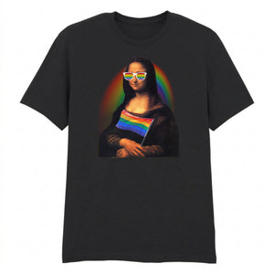 Classic Art Rainbow Portrait Pride Month Unisex T-Shirt