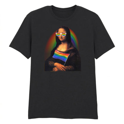 Classic Art Rainbow Portrait Pride Month Unisex T-Shirt