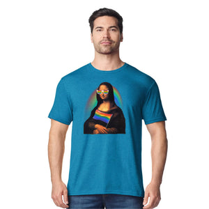 Classic Art Rainbow Portrait Pride Month Unisex T-Shirt