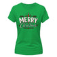 Classic Merry Christmas Graphic Holiday Gift Ladies T-Shirt