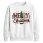Classic Merry Christmas Tree Graphic Unisex Sweatshirt