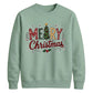 Classic Merry Christmas Tree Graphic Unisex Sweatshirt