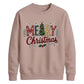 Classic Merry Christmas Tree Graphic Unisex Sweatshirt