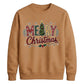 Classic Merry Christmas Tree Graphic Unisex Sweatshirt