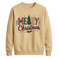 Classic Merry Christmas Tree Graphic Unisex Sweatshirt