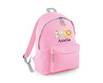 Personalised Kids Backpack, Custom Name Printed Animal Design Bag, Back To School Bag For Boys & Girls P2530