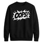 Classic Pop Art Comic Splash Oops Slogan Unisex Sweatshirt