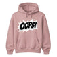 Classic Pop Art Comic Splash Oops Slogan Unisex Hoodie