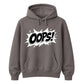 Classic Pop Art Comic Splash Oops Slogan Unisex Hoodie