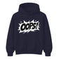 Classic Pop Art Comic Splash Oops Slogan Unisex Hoodie