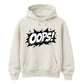 Classic Pop Art Comic Splash Oops Slogan Unisex Hoodie