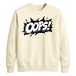 Classic Pop Art Comic Splash Oops Slogan Unisex Sweatshirt