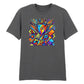 Colorful Soccer Trophy Football Printed Unisex Tshirt