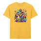 Colorful Soccer Trophy Football Printed Unisex Tshirt