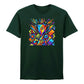 Colorful Soccer Trophy Football Printed Unisex Tshirt