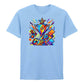 Colorful Soccer Trophy Football Printed Unisex Tshirt