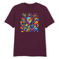 Colorful Soccer Trophy Football Printed Unisex Tshirt