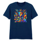 Colorful Soccer Trophy Football Printed Unisex Tshirt