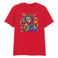 Colorful Soccer Trophy Football Printed Unisex Tshirt