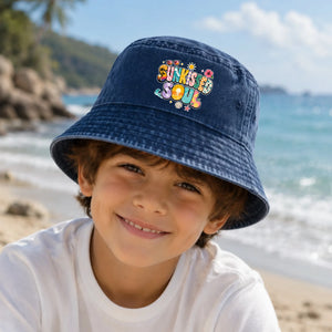 Colorful Sunkissed Soul Retro Summer Kids hat