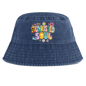 Colorful Sunkissed Soul Retro Summer Kids hat