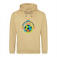 Colourful Crown Ball Football Printed Unisex Hoodie
