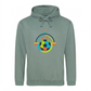 Colourful Crown Ball Football Printed Unisex Hoodie