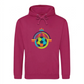 Colourful Crown Ball Football Printed Unisex Hoodie