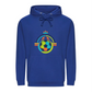 Colourful Crown Ball Football Printed Unisex Hoodie