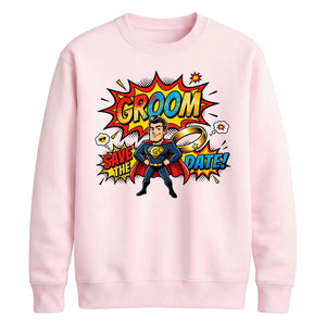 Comic Superhero Groom Unisex Sweatshirt