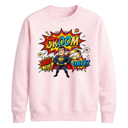 Comic Superhero Groom Unisex Sweatshirt