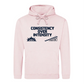 Consistency Over Intensity Slogan Graphic Unisex Hoodie