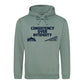 Consistency Over Intensity Slogan Graphic Unisex Hoodie
