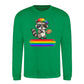 Cool Raccoon Rainbow Beret Pride Month Unisex Sweatshirt