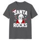 Cool Santa Rocks Graphic Christmas Unisex T-Shirt