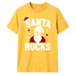 Cool Santa Rocks Graphic Christmas Unisex T-Shirt