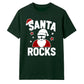 Cool Santa Rocks Graphic Christmas Unisex T-Shirt