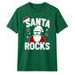 Cool Santa Rocks Graphic Christmas Unisex T-Shirt