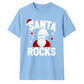 Cool Santa Rocks Graphic Christmas Unisex T-Shirt