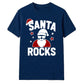 Cool Santa Rocks Graphic Christmas Unisex T-Shirt