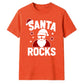 Cool Santa Rocks Graphic Christmas Unisex T-Shirt