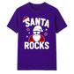Cool Santa Rocks Graphic Christmas Unisex T-Shirt