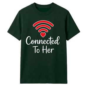 Couples Connected To Her Groom Unisex T-Shirt